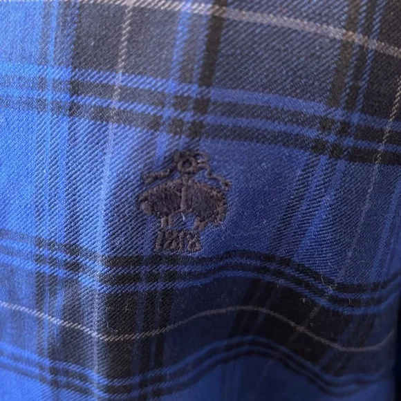 Brooks Brothers Women's Blue Tartan Shirt Dress-Sz 8 - Picture 6 of 9